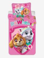 Paw Patrol - Bed Linen Junior Pp 1052 - 100X140, 40X45 Cm - Patalynė - Rožinė