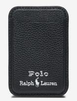 Polo Ralph Lauren - Leather Card Case With Magsafe - Kortelių dėklas - Juoda
