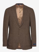 Polo Ralph Lauren - Polo Modern Fit Herringbone Sport Coat - Vieneilės striukės - Ruda