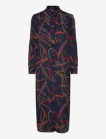 Lauren Ralph Lauren - Drapey Poly Ggt 122-Dress - Iki kelių ir midi suknelės - Tamsiai mėlyna