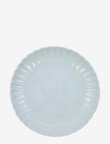 House Doctor - Dinner Plate, Hdscallop, Light Blue - Vakarienės lėkštės - Mėlyna