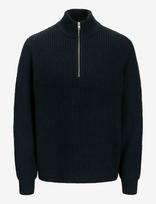 Jack & Jones - Jprwinter Knit Half Zip Styd Aw24 - Megztinis su užtrauktuku - Žalia