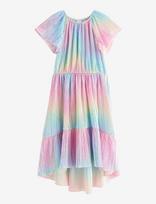Lindex - Plissé Dress With Glitter - Proginė suknelė - Marga / raštuota