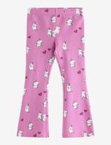 Lindex - Moomin Leggings With Brushed Inside - Kelnės - Rožinė