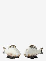 Bloomingville - Chase Salt & Pepper Shaker Set - Druskos ir pipirų malūnėlis - Balta