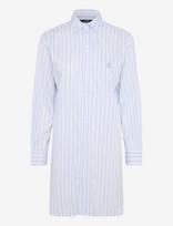 Lauren Ralph Lauren Homewear - Lrl L/S Roll Tab His Sleepshirt - Naktiniai marškiniai - Mėlyna