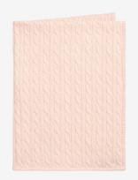 Ralph Lauren Baby - 20/2 Cotton-Cable Blankt-Bb-Blk - Kūdikių antklodė - Rožinė