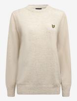 Lyle & Scott - Lambswool Blend Crew Neck Jumper - Apvalios apykaklės megztinis - Pilka