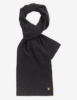 Lyle & Scott - Lambswool Ribbed Scarf - Žieminis šalikas - Pilka
