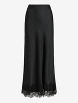 Vila - Viellette Hw Ankle Lace Skirt - Noos - Maxi sijonas - Juoda