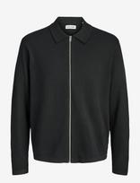 Jack & Jones - Jjcole Knit Zip Cardigan - Megztinis su užtrauktuku - Juoda