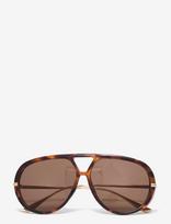 Gina Tricot - Bold Aviator Sunglasses - Aviator stiliaus akiniai nuo saulės - Ruda