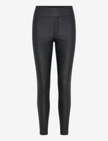 Bubbleroom - Push-Up Coated Slim Trousers - Aptempti džinsai - Juoda