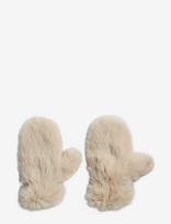 Pieces - Pcplush Fluffy Mittens - Kumštinės pirštinės - Smėlio