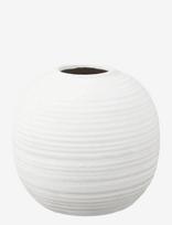 House Nordic - Svala - Vase, Ceramic, White, Ø30X28,5 Cm - Tulpių vaza - Balta