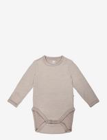 Hummel - Hmlmini Wool Solid Body L/S - Marškinėliai ilgomis rankovėmis - Smėlio