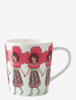 Design House Stockholm - Poppy Mug With Handle - Kavos puodelis - Balta