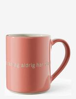 Design House Stockholm - Astrid Lindgren Mug 30 - Arbatos puodelis - Koralinė spalva