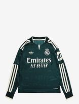 Adidas Performance - Real Madrid Away Jsy Youth Ls - Futbolo marškinėliai - Žalia