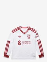 Adidas Performance - Liverpool Fc Away Jersey Youth Long-Sleeved 26/27 - Futbolo marškinėliai - Balta