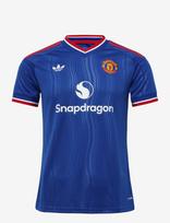 Adidas Performance - Manchester United Fc Away Jersey Women 26/27 - Sportiniai futbolo marškinėliai - Mėlyna