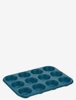 Jamie Oliver Tefal - Jamie Oliver Bakeware 12 Muffin Plate Blue - Keksiukų formelės - Mėlyna