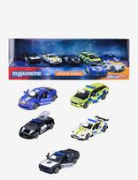 Majorette - Majorette Rescue World 5-Pack Gift Box - Policijos automobiliai - Marga / raštuota