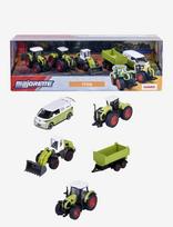 Majorette - Majorette Claas Farm 5 Pieces Giftpack - Traktoriai - Žalia