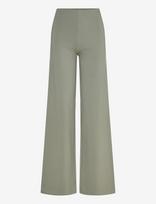 Organic Basics - Core Straight Leg Pants - Plačios kelnės - Chaki spalva