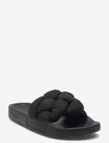 Tommy Hilfiger - Tjw Braided Slides - Baseino šlepetės - Juoda