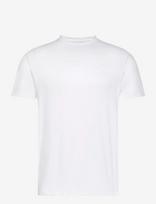 Calvin Klein - Ss Supima Emblem Logo Tee - Marškinėliai trumpomis rankovėmis - Balta