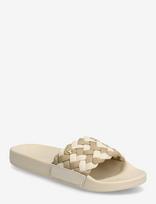 Tommy Hilfiger - Th Braided Pool Slide - Baseino šlepetės - Smėlio