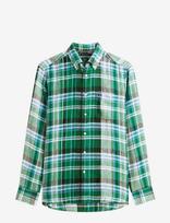 Tommy Hilfiger - Linen Summer Madras Rf Shirt - Laisvalaikio marškiniai - Žalia