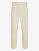 Calvin Klein - Straight Linen Pull On Pant - Lininės kelnės - Smėlio