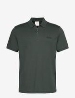 Calvin Klein - Ss Slim Supima Zip Polo - Marškinėliai trumpomis rankovėmis - Chaki spalva