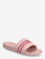 Tommy Hilfiger - Th Webbing Pool Slide - Baseino šlepetės - Rožinė