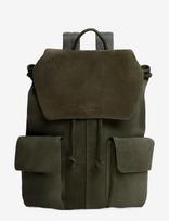 Tommy Hilfiger - Th Soft Suede Backpack - Kuprinė - Chaki spalva