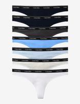 Calvin Klein - Thong 7 Pk - Stringai - Marga / raštuota