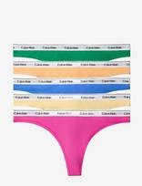 Calvin Klein - Thong 5 Pk - Stringai - Žalia