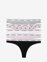 Calvin Klein - Thong 5 Pk - Stringai - Rožinė