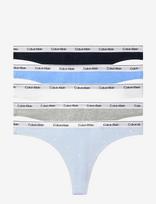 Calvin Klein - Thong 5 Pk - Stringai - Marga / raštuota