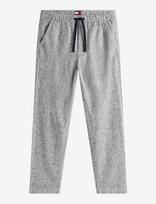 Tommy Jeans - Tjm Sonny Linnen Mix Chino Pant - Lininės kelnės - Tamsiai mėlyna
