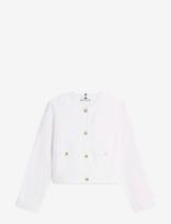 Tommy Hilfiger - Dnm Clr Lady Jacket Ls - Lengva vasarinė striukė - Balta