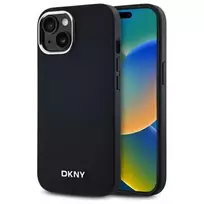 DKNY DKHMP15MPSCMCLK Kietas Dėklas, Skirtas Apple iPhone 15 Plus 6,7 inch Juodas Paprastas Logotipas MagSafe