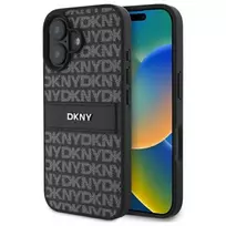 DKNY DKHCP16SPRTHSLK Hardcase Texture Pattern Tonal Stripe, skirta Apple iPhone 16 6.1 – juoda