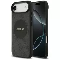 Guess 4G Circle Classic Logo MagSafe dėklas iPhone Air - juodas