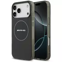 Mercedes AMG Double Layer Transparent Smoked MagSafe Case for iPhone 17 Pro Max Black