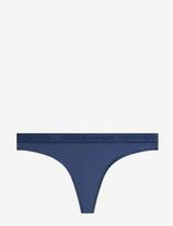 Tommy Hilfiger - Thong  (Ext. Sizes) - Stringai - Tamsiai mėlyna