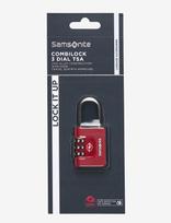 Samsonite - Combilock 3 Dial Tsa - Kelionių aksesuarai - Raudona