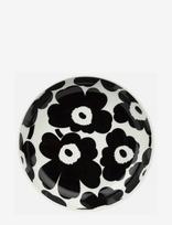 Marimekko Home - Unikko Deep Plate 20,5Cm - Lėkštė - Juoda